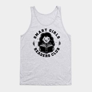 Smart Girls Readers Club Funny Books  - Light Tank Top